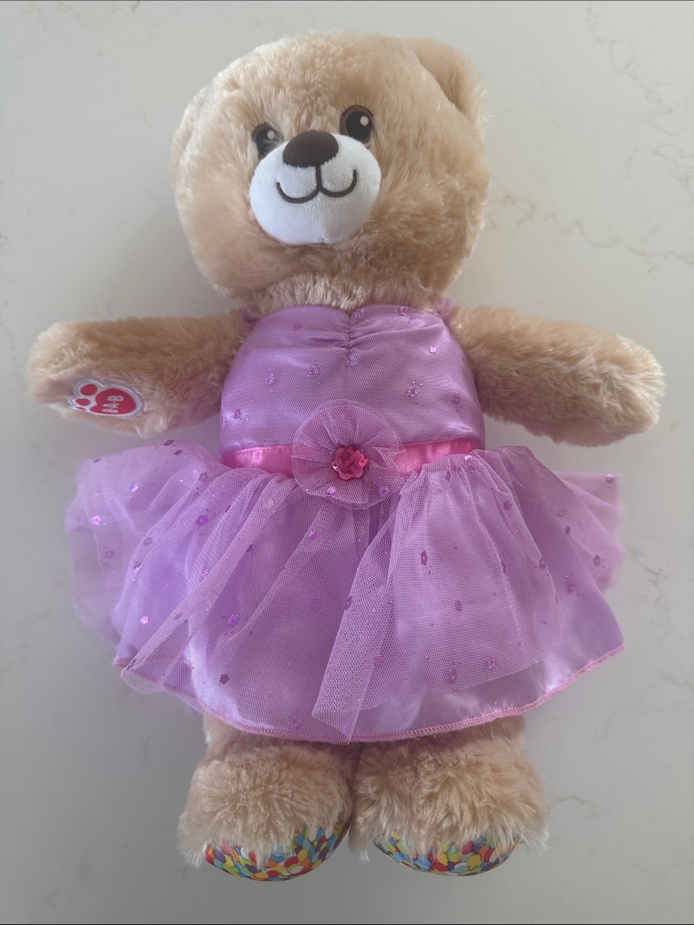 Build-A-Bear stuffie with dress